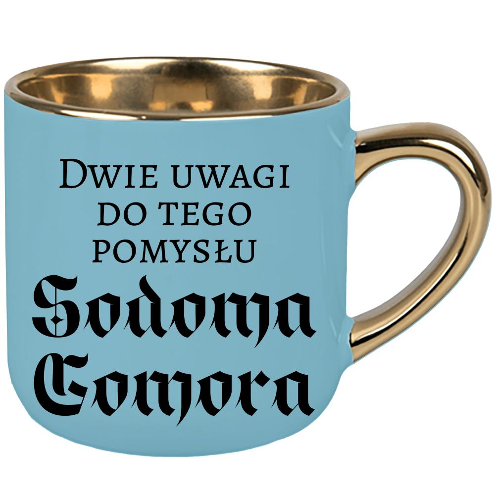 Dwie uwagi do tego pomysłu Sodoma Gomora kubek elegant duży kolor niebieski 2