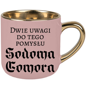 Dwie uwagi do tego pomysłu Sodoma Gomora