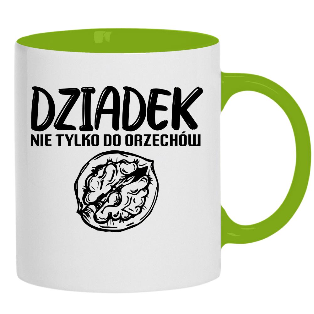 Dziadek nie do orzechów kubek ucho kolor kolor zielony
