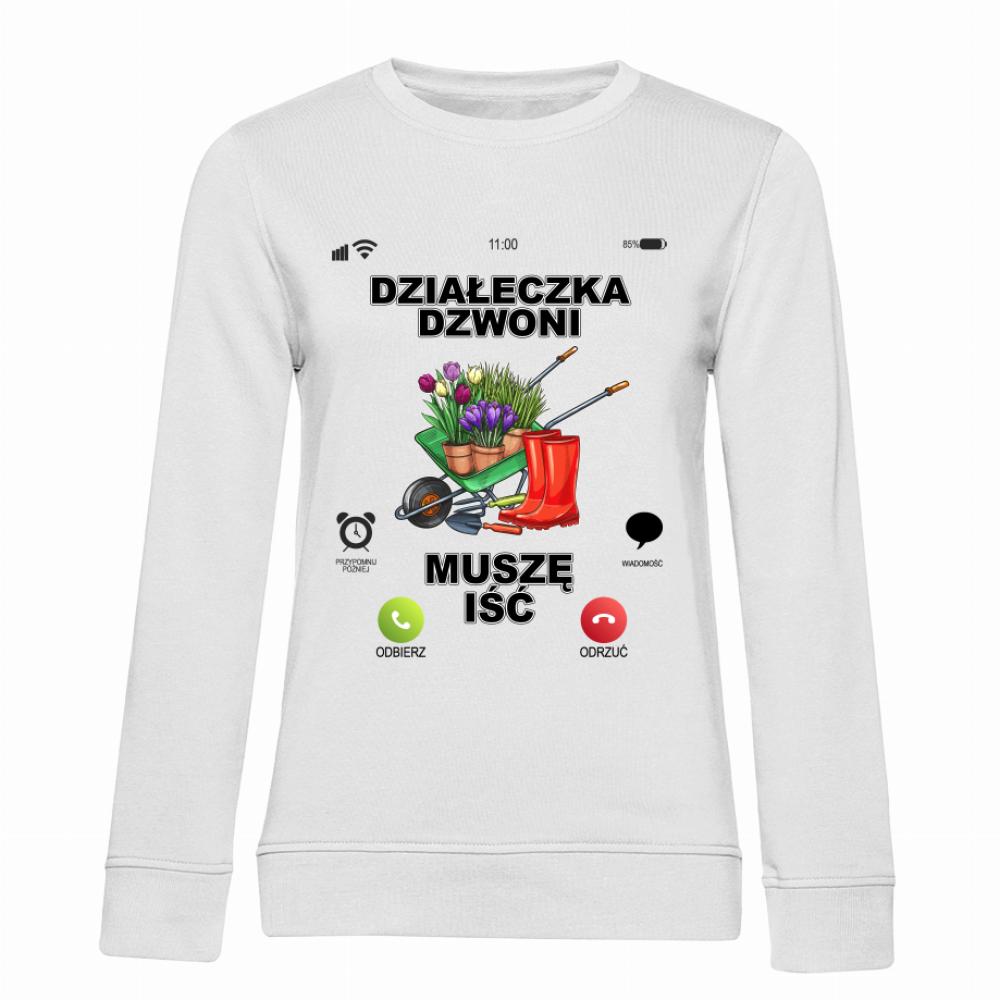 Działeczka Dzwoni Muszę Iść bluza damska bez kaptura