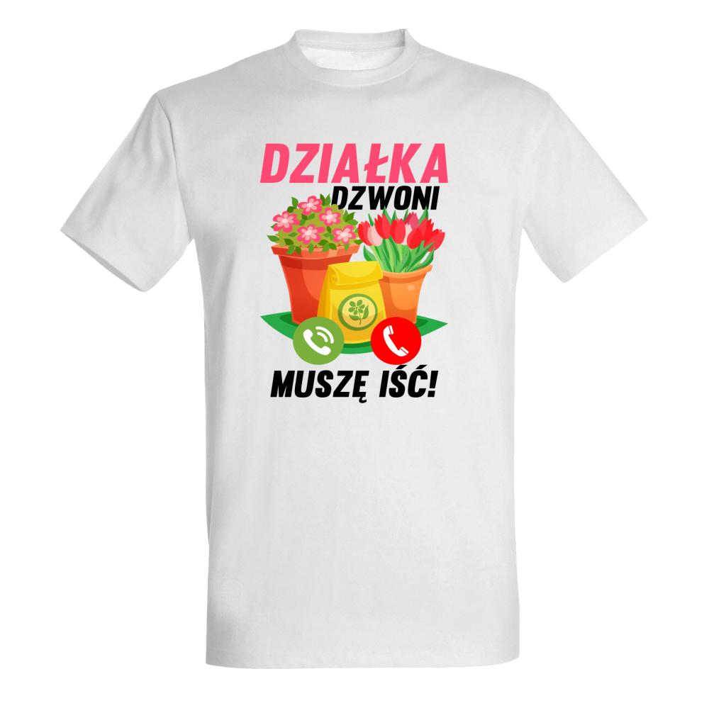Działka Dzwoni Muszę IŚĆ! koszulka męska
