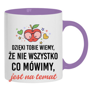 Dzięki Tobie wiemy, że nie wszystko co mówimy