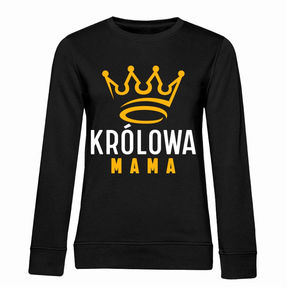 Dzień Matki Królowa mamaa bluza damska bez kaptura