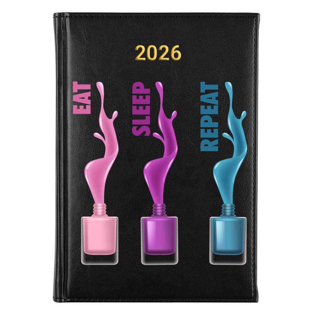 EAT. SLEEP. REPEAT. kalendarz a5