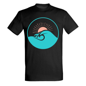 Fala i zachód słońca