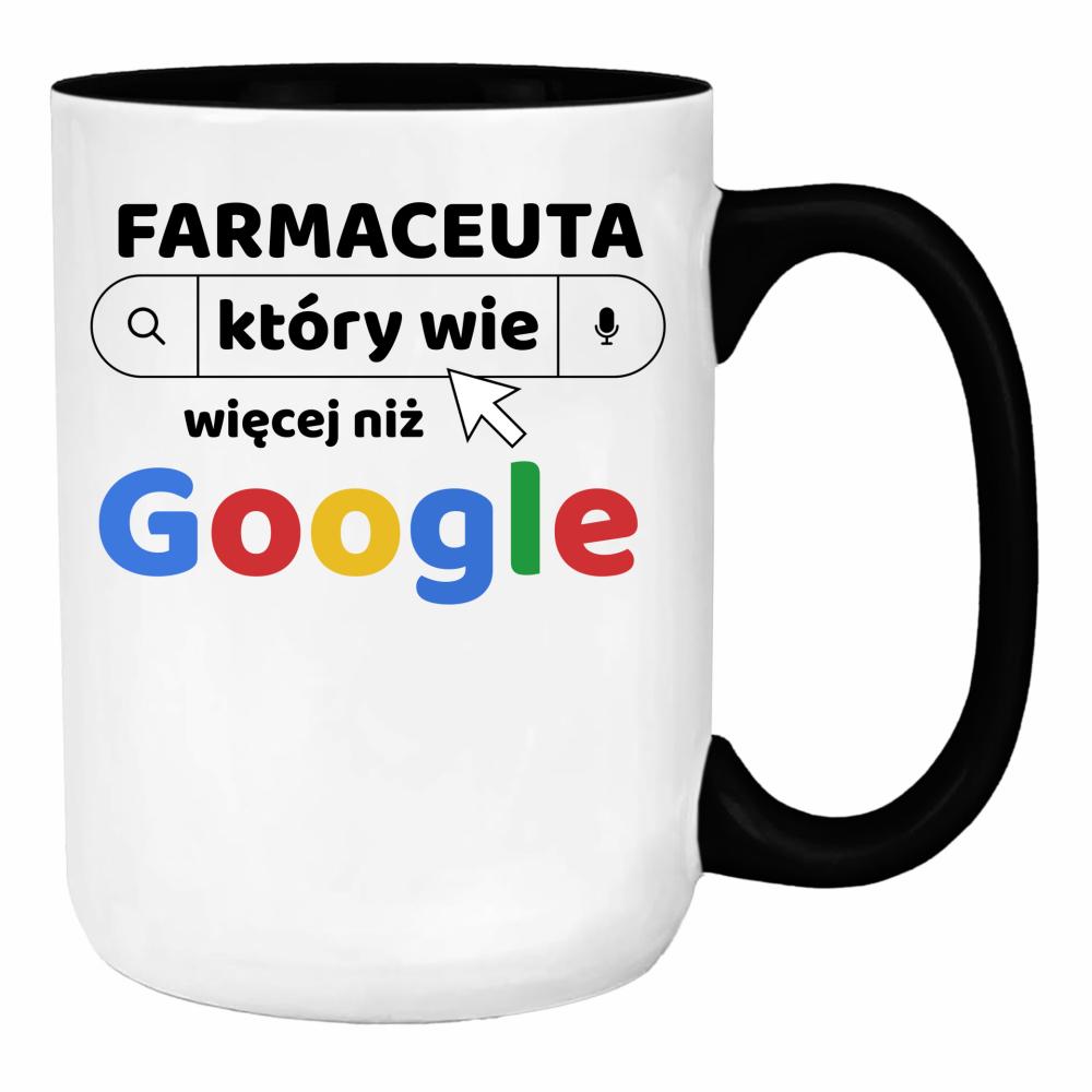 Farmaceuta, który wie więcej niż Google duży kubek ucho kolor