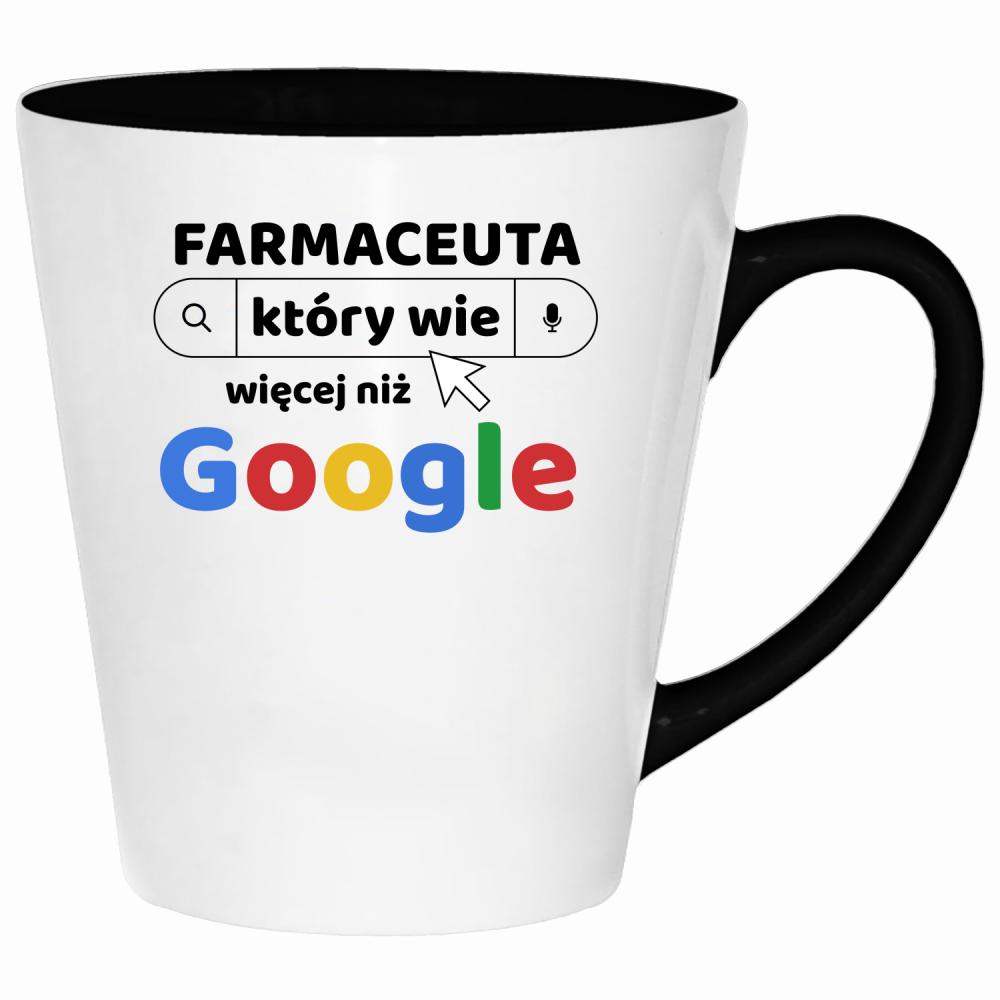 Farmaceuta, który wie więcej niż Google kubek latte kolor różowy