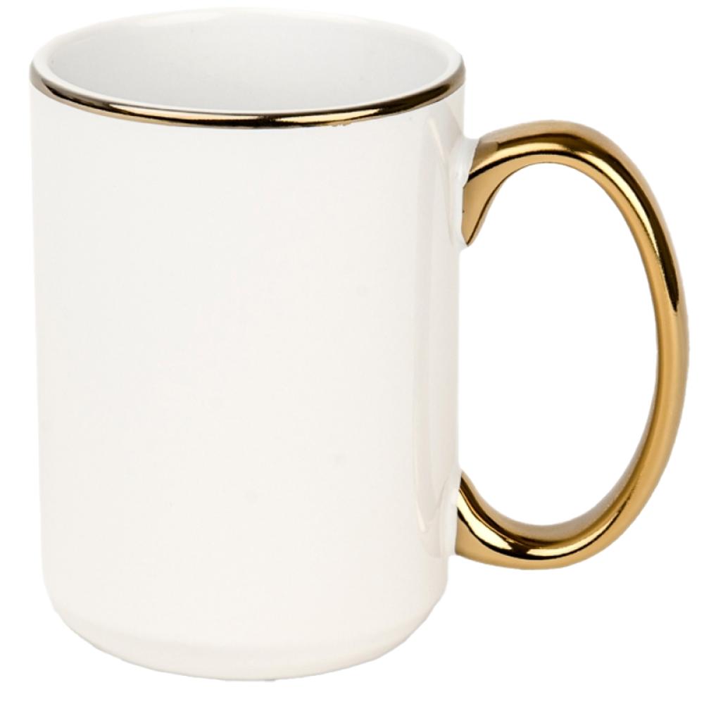 Farmaceuta znaczenie kubek xxl złoty rant i ucho kolor czerwony latte