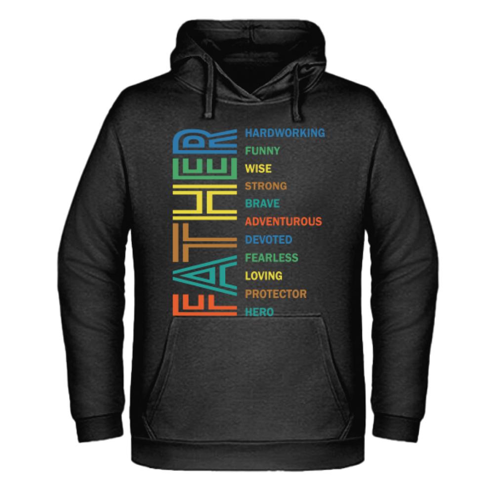 FATHER bluza męska z kapturem kolor biały