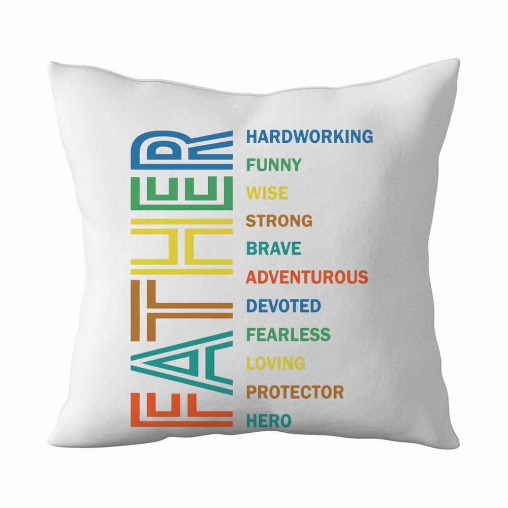 FATHER poduszka kolor biały