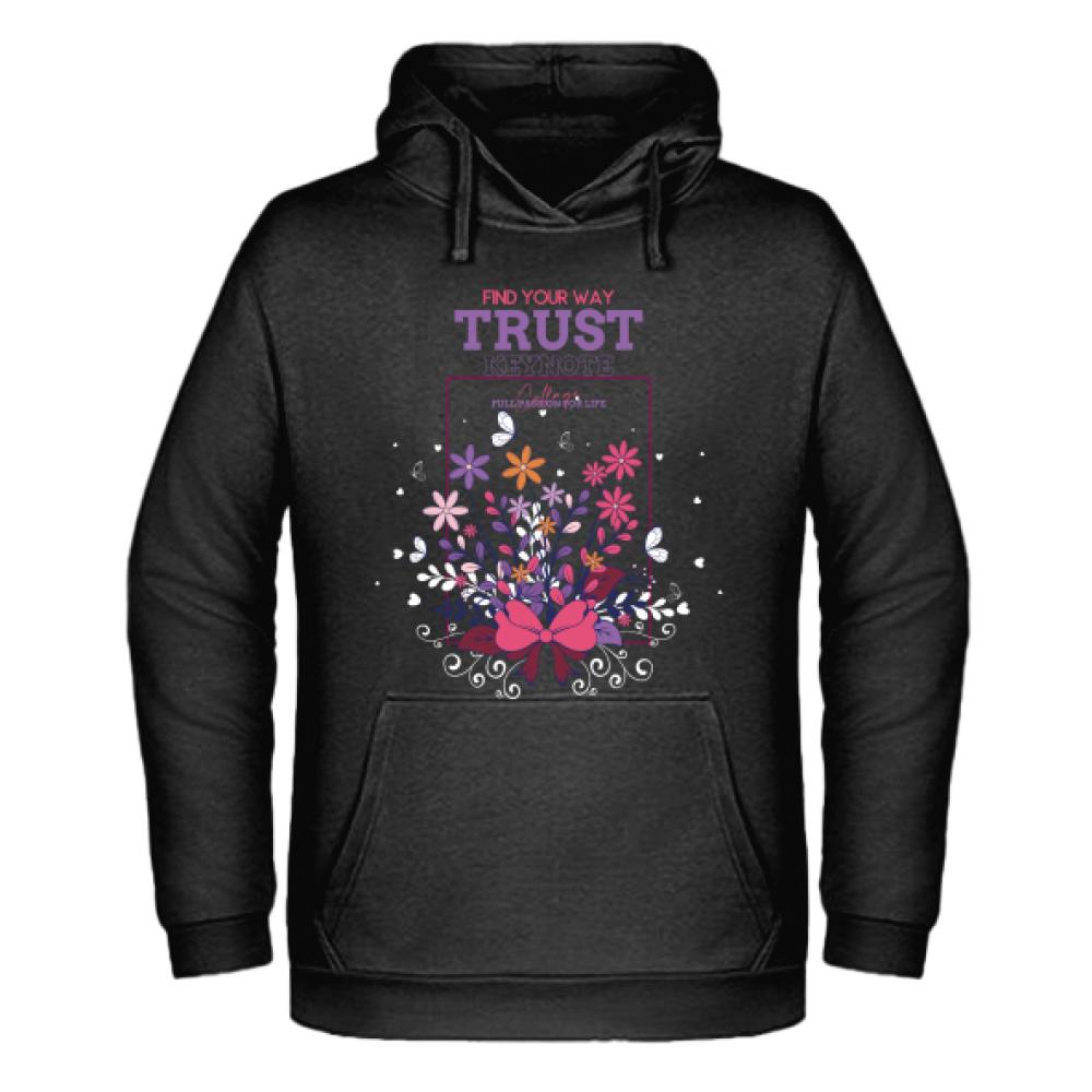 FIND YOUR WAY TRUST KEYNOTE bluza męska z kapturem