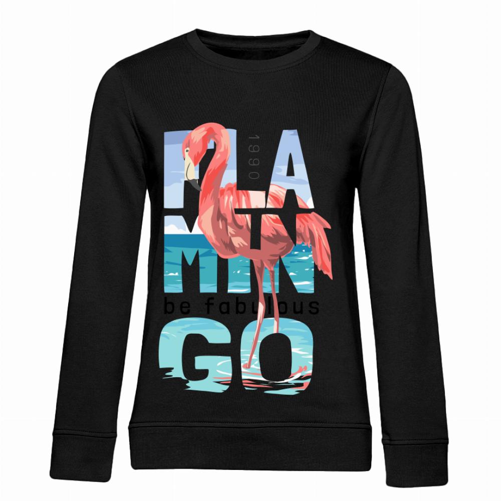 Flamingo bluza damska bez kaptura kolor czerwony latte