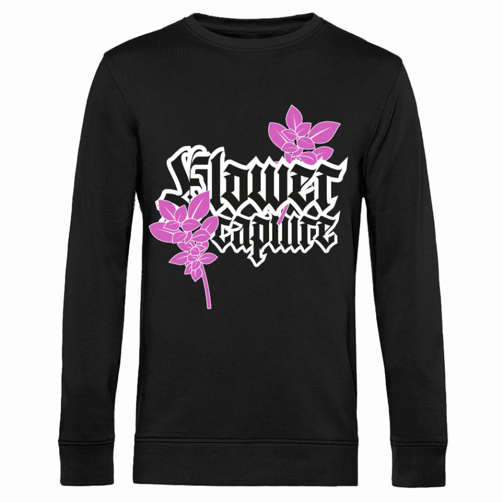 Flower Capture bluza męska bez kaptura kolor biały