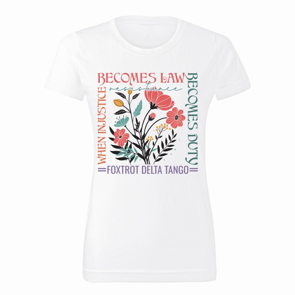 Foxtrot Delta Tango koszulka damska