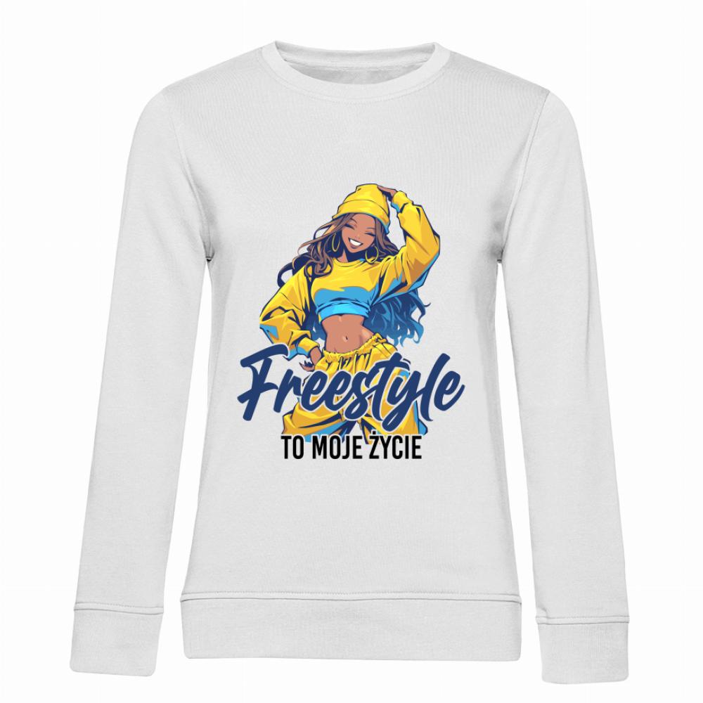 Freestyle to moje życie bluza damska bez kaptura