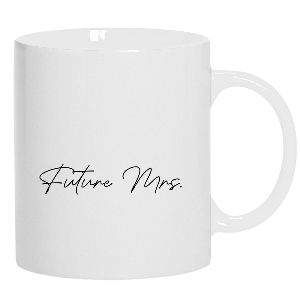 Future Mrs. kubek ucho kolor kolor biały