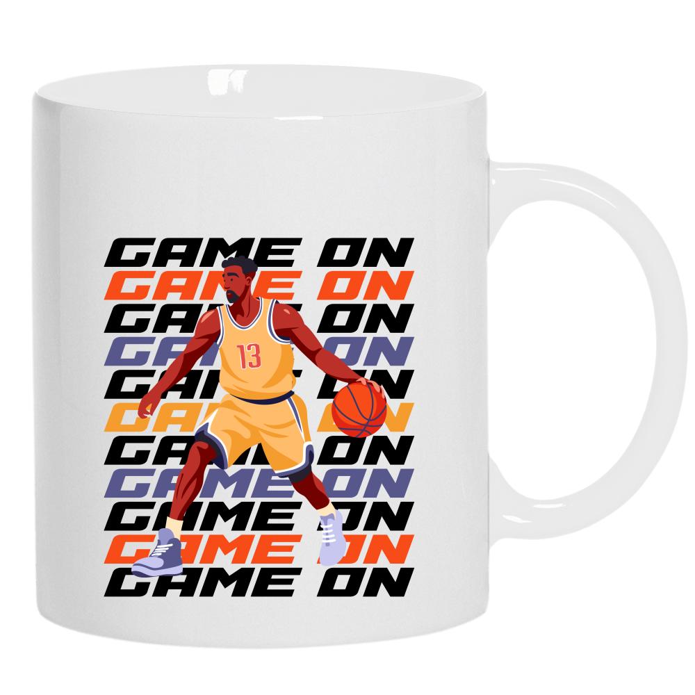 GAME ON GAME ON GAME ON kubek ucho kolor kolor biały