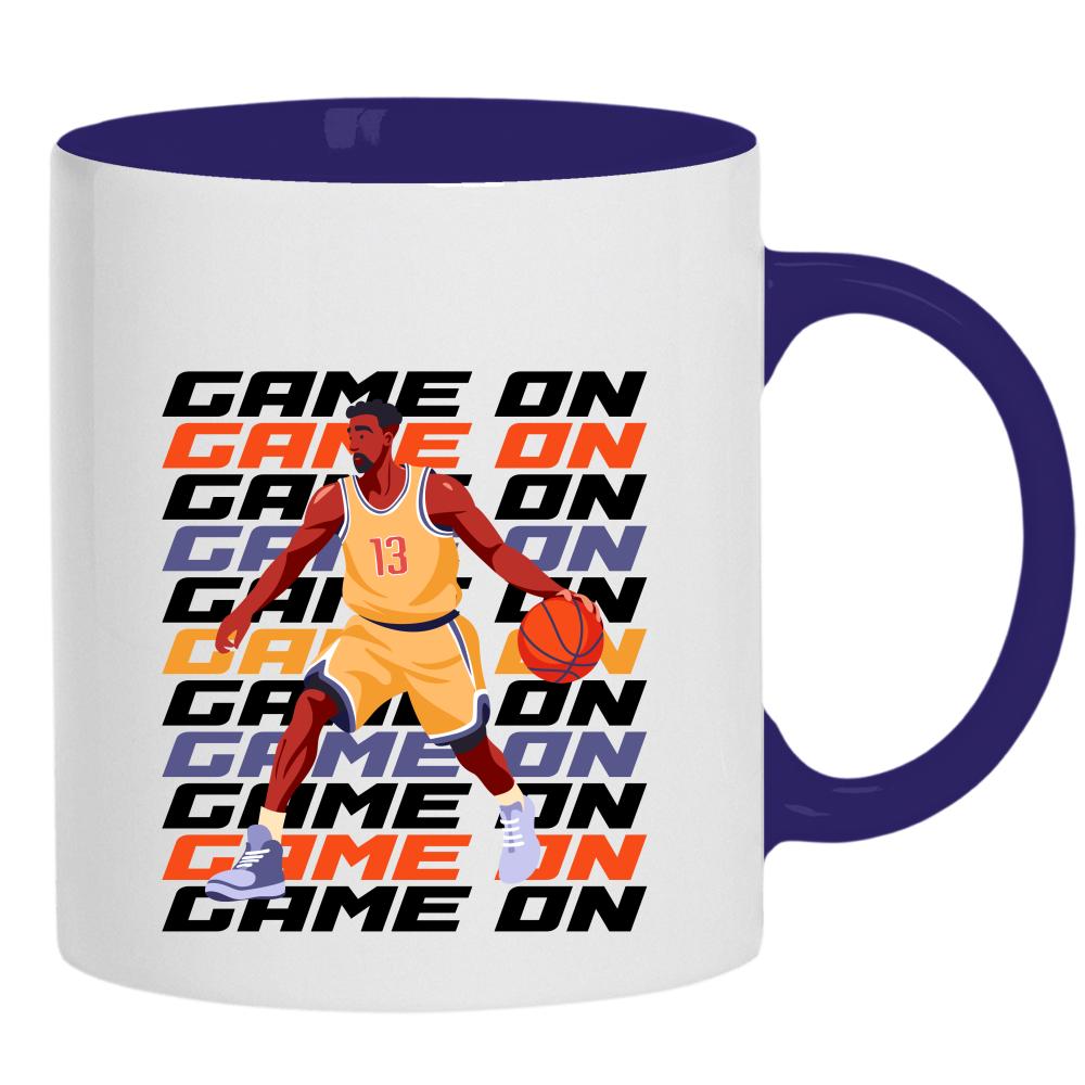 GAME ON GAME ON GAME ON kubek ucho kolor kolor navy