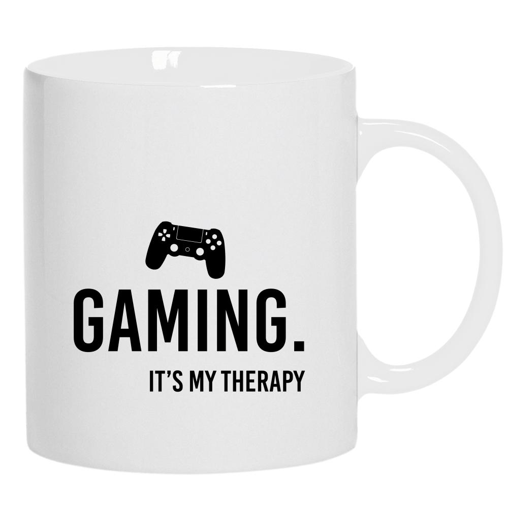 Gaming it’s my therapy kubek ucho kolor kolor biały