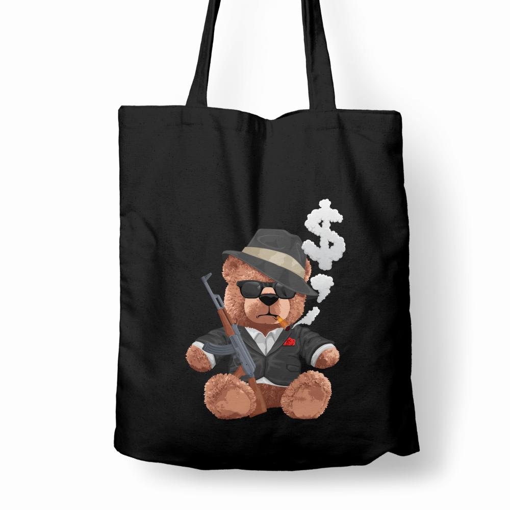 Gangsta Bear torba bawełniana