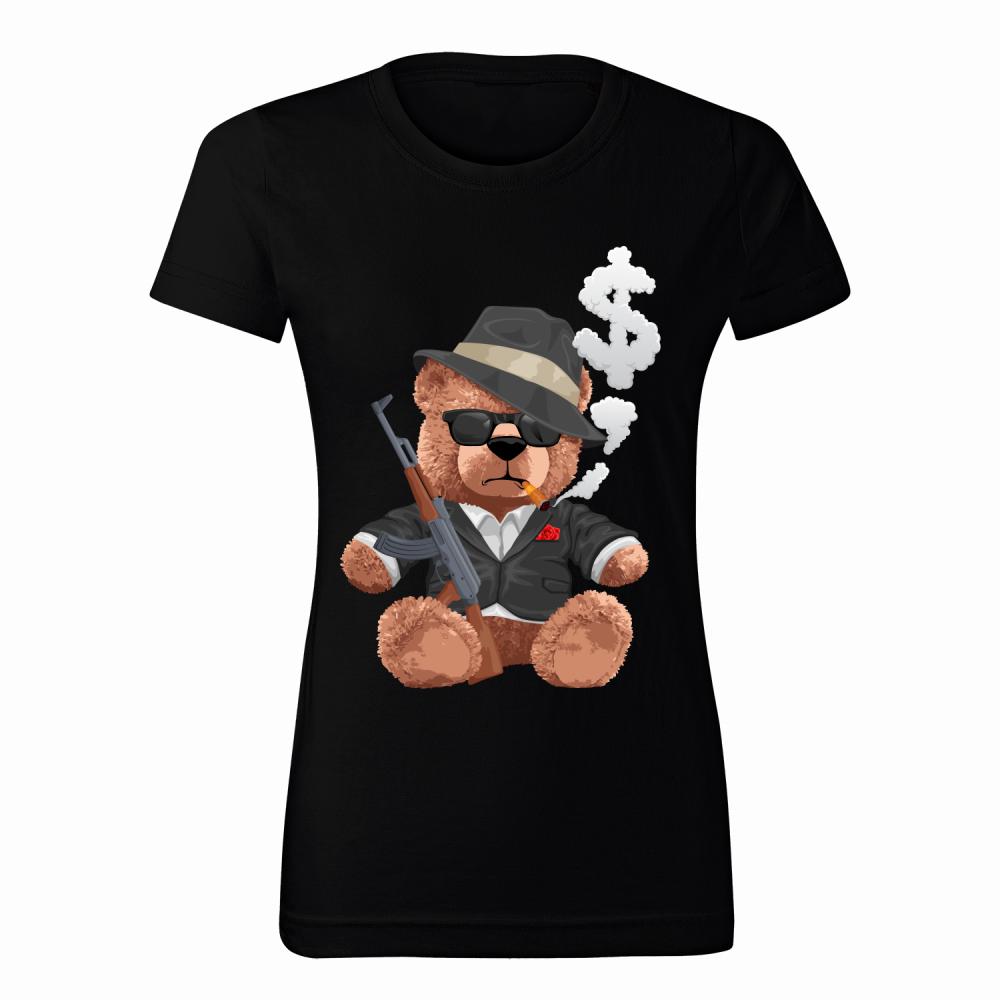 Gangsta Bear koszulka damska