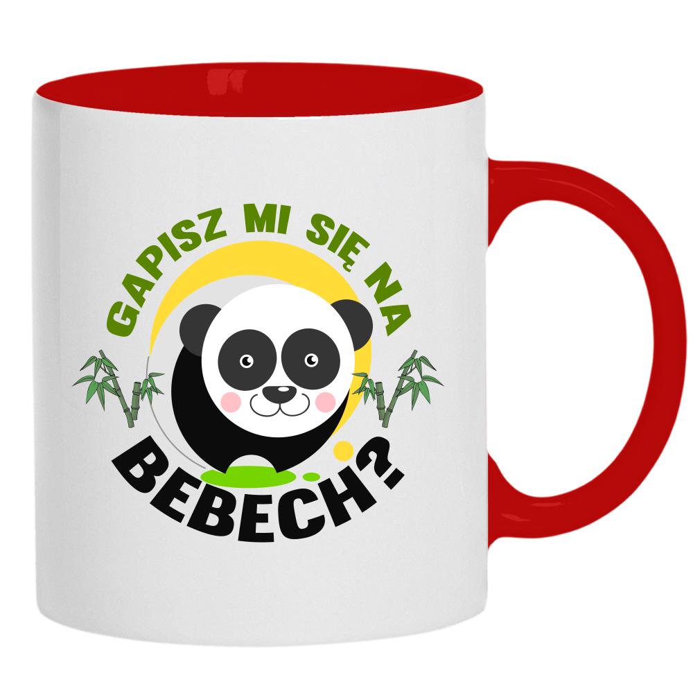 Gapisz mi się na Bebech kubek ucho kolor kolor czerwony