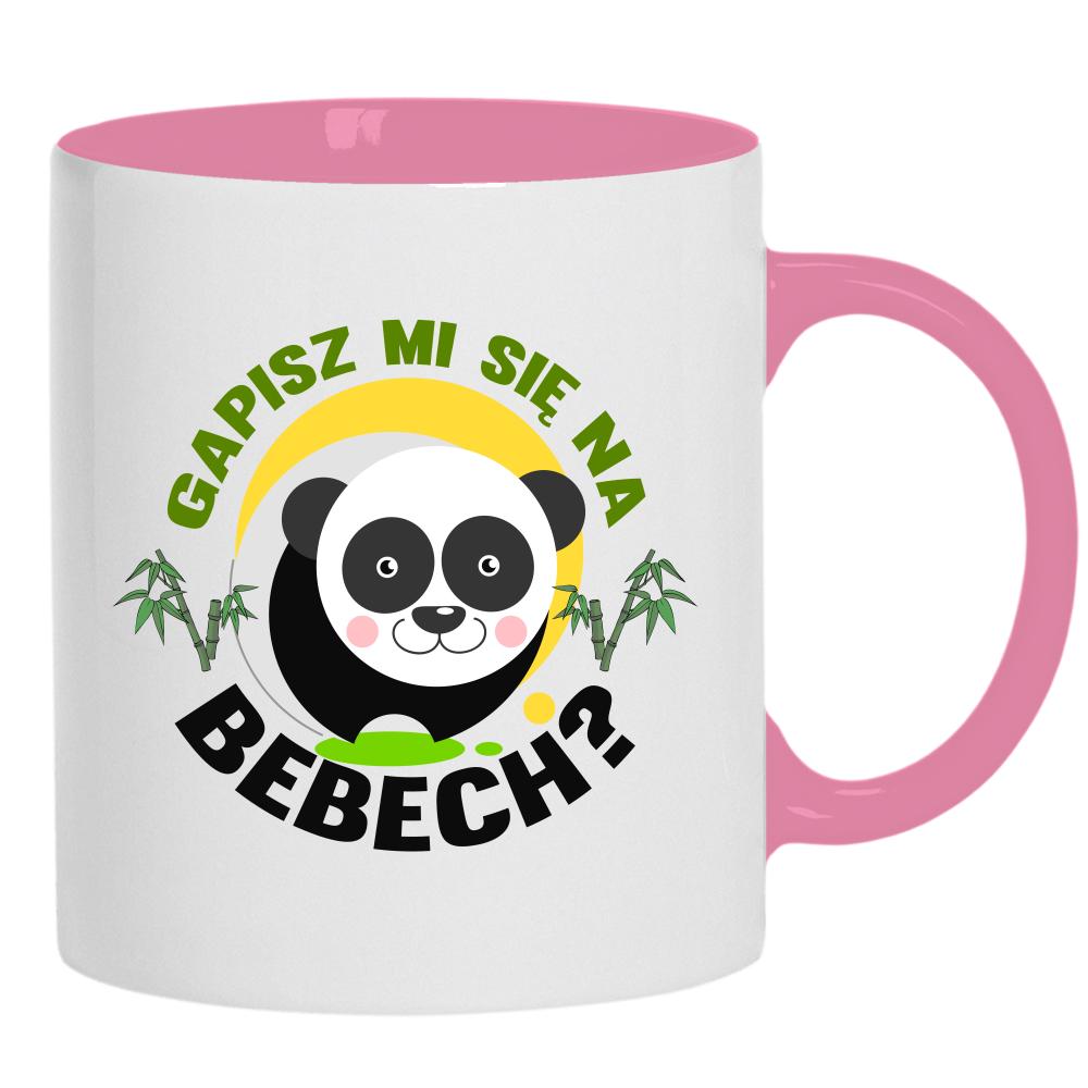 Gapisz mi się na Bebech kubek ucho kolor kolor różowy