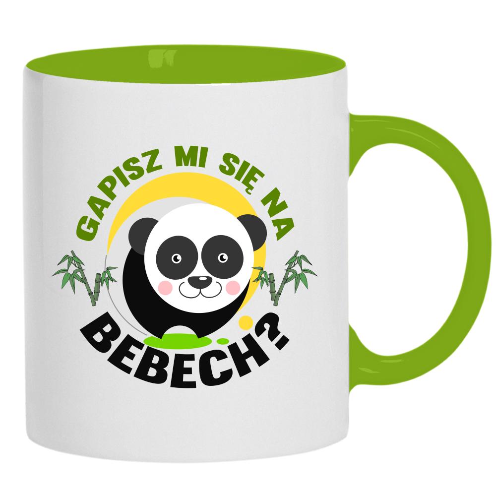 Gapisz mi się na Bebech kubek ucho kolor kolor zielony