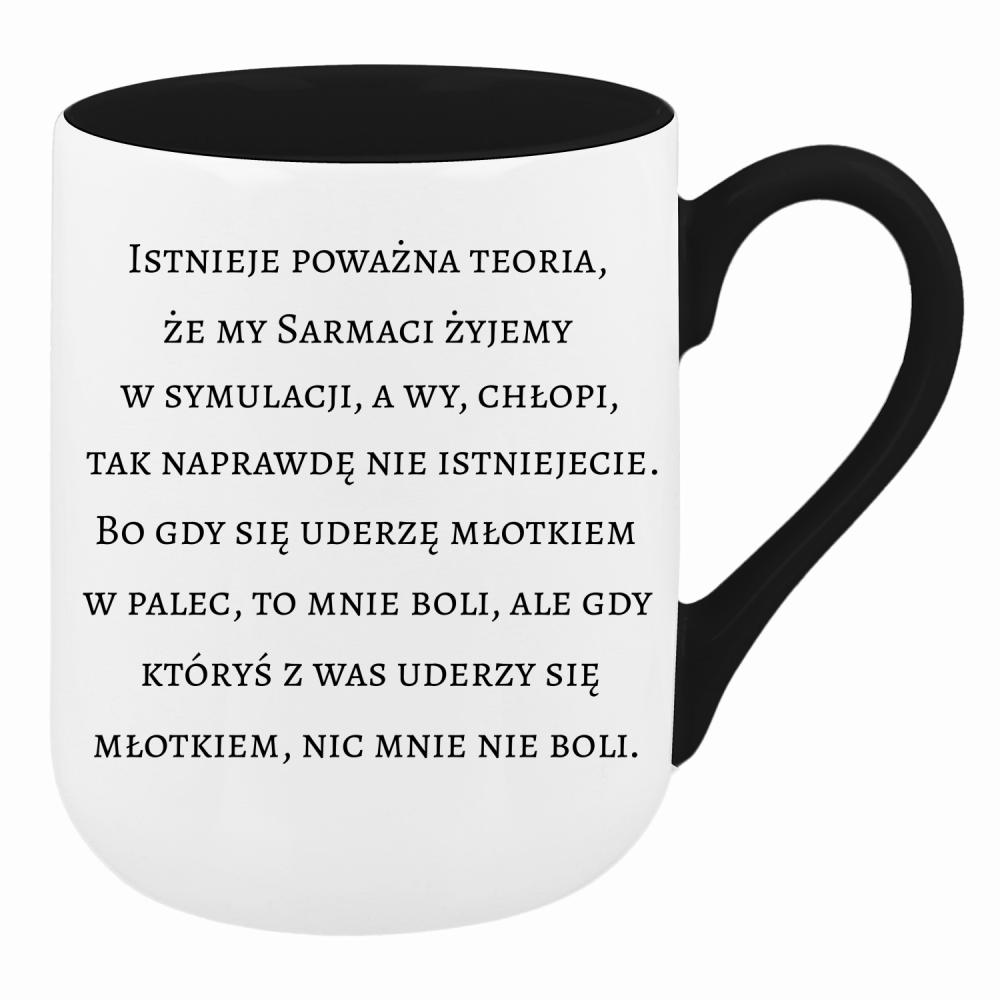 Gdy uderzę się młotkiem w palec, to mnie boli kubek coffee kolor zielony
