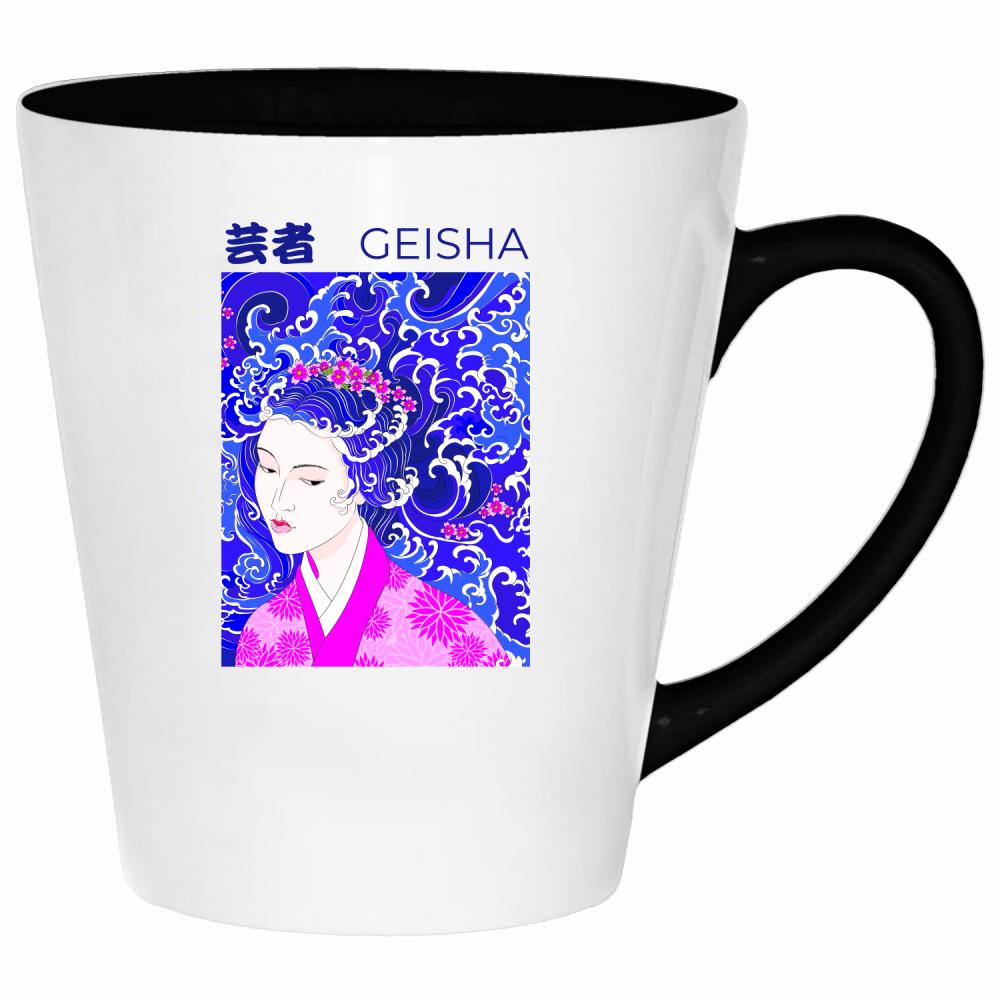 Geisha kubek latte kolor jasnofioletowy
