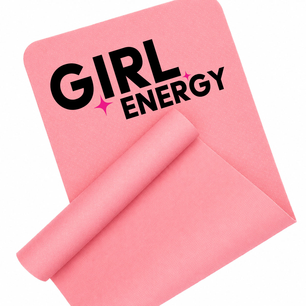 Girl energy 2 mata piankowa do ćwiczeń kolor różowy mata