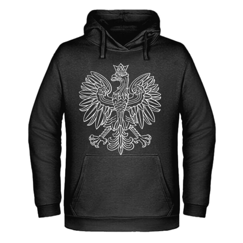 Godło Polski Orzeł 2 bluza męska z kapturem