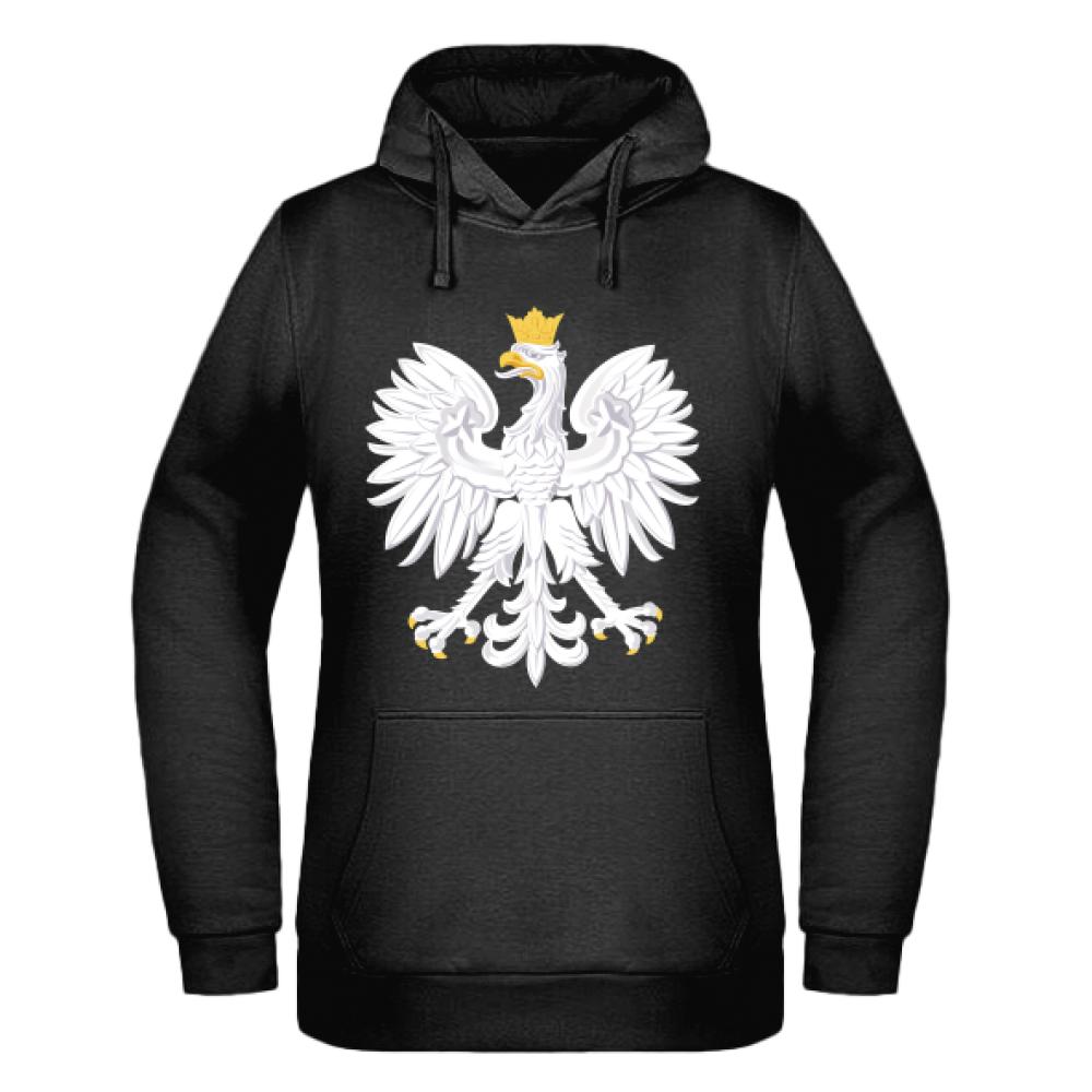 Godło Polski Orzeł bluza damska z kapturem