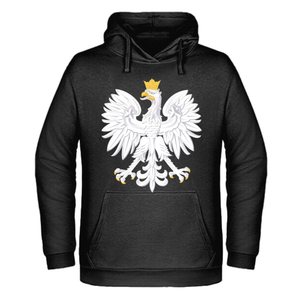 Godło Polski Orzeł bluza męska z kapturem