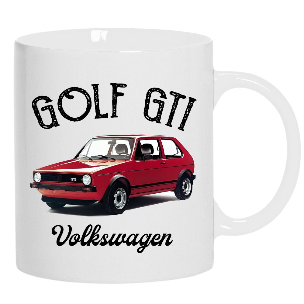 Golf GTI Volkswagen kubek ucho kolor kolor biały