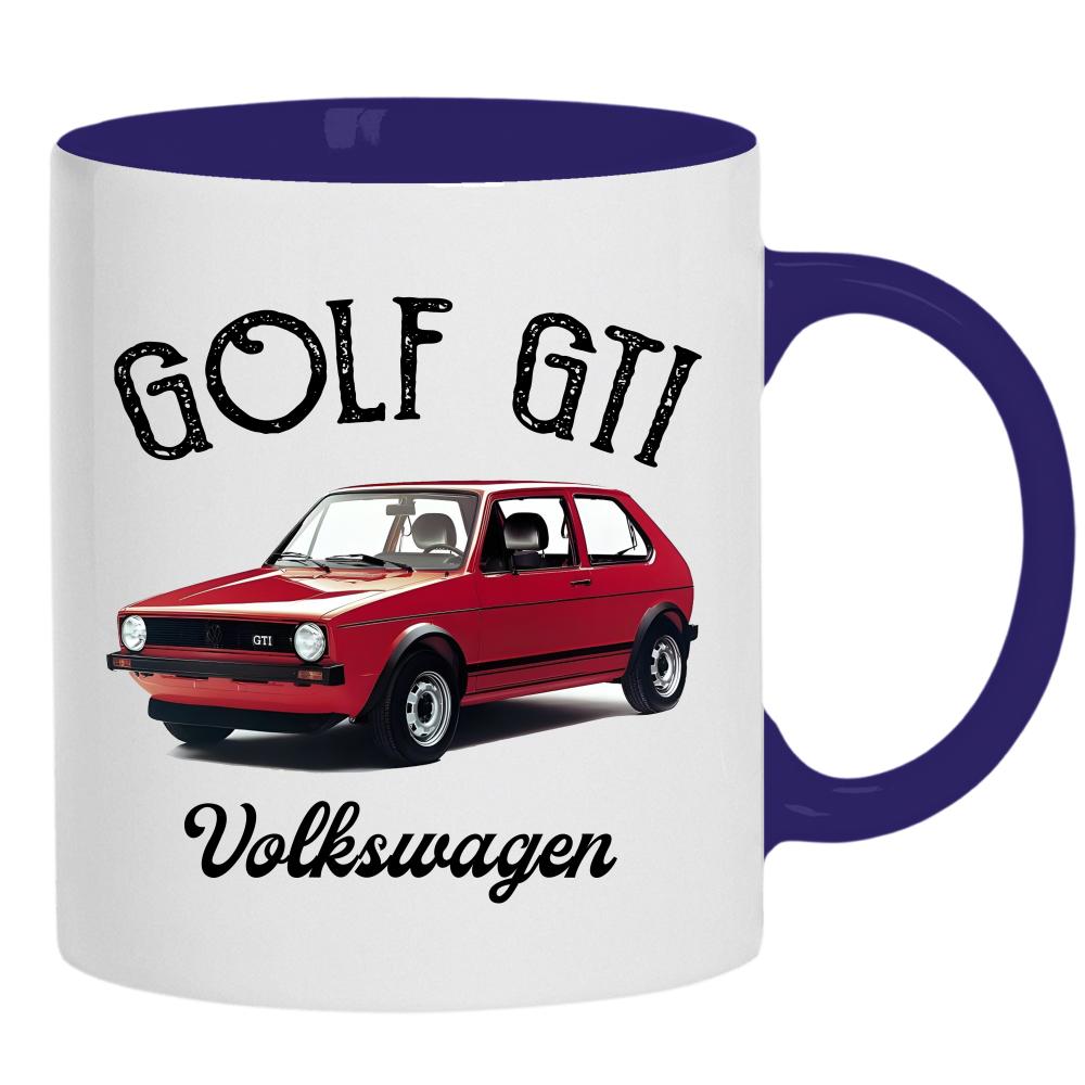 Golf GTI Volkswagen kubek ucho kolor kolor navy