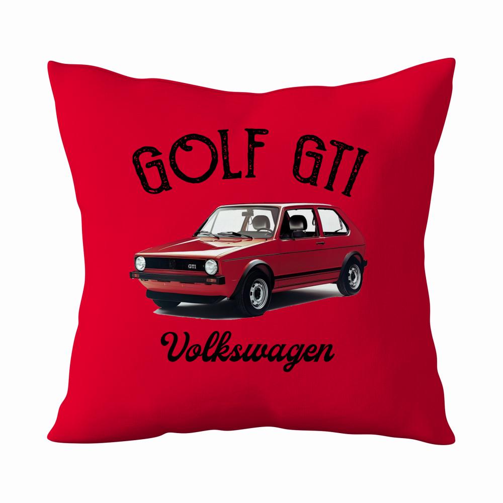 Golf GTI Volkswagen poduszka kolor czerwony