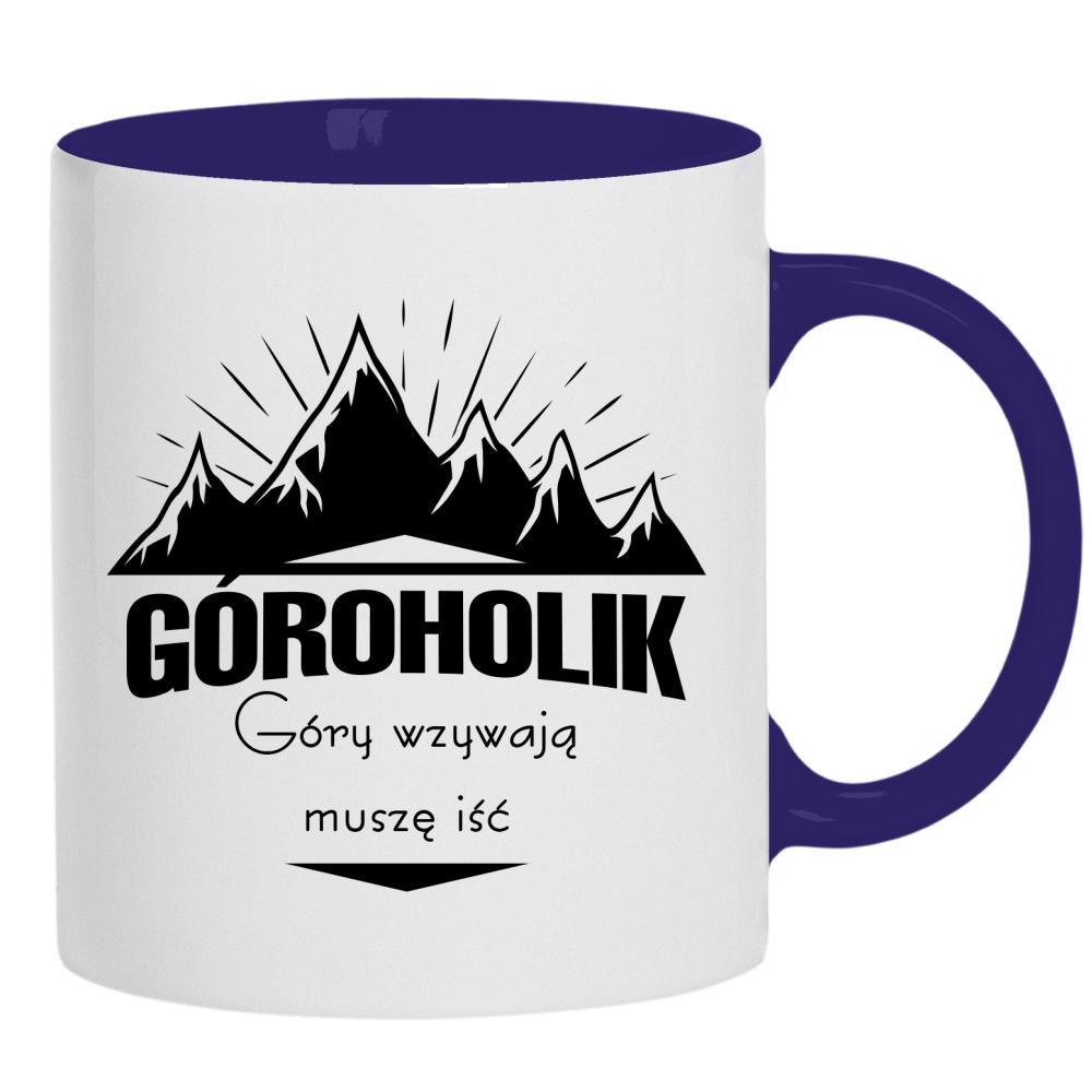 Góroholik – Góry wzywają, muszę iść kubek ucho kolor kolor navy