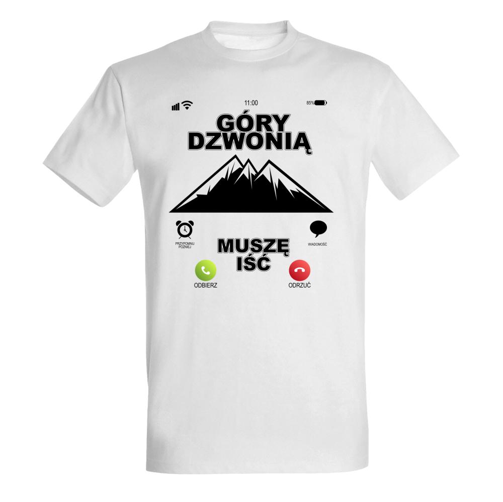 GÓRY DZWONIĄ MUSZĘ IŚĆ koszulka męska