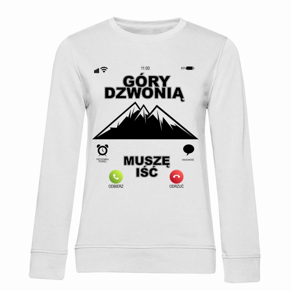 GÓRY DZWONIĄ MUSZĘ IŚĆ bluza damska bez kaptura