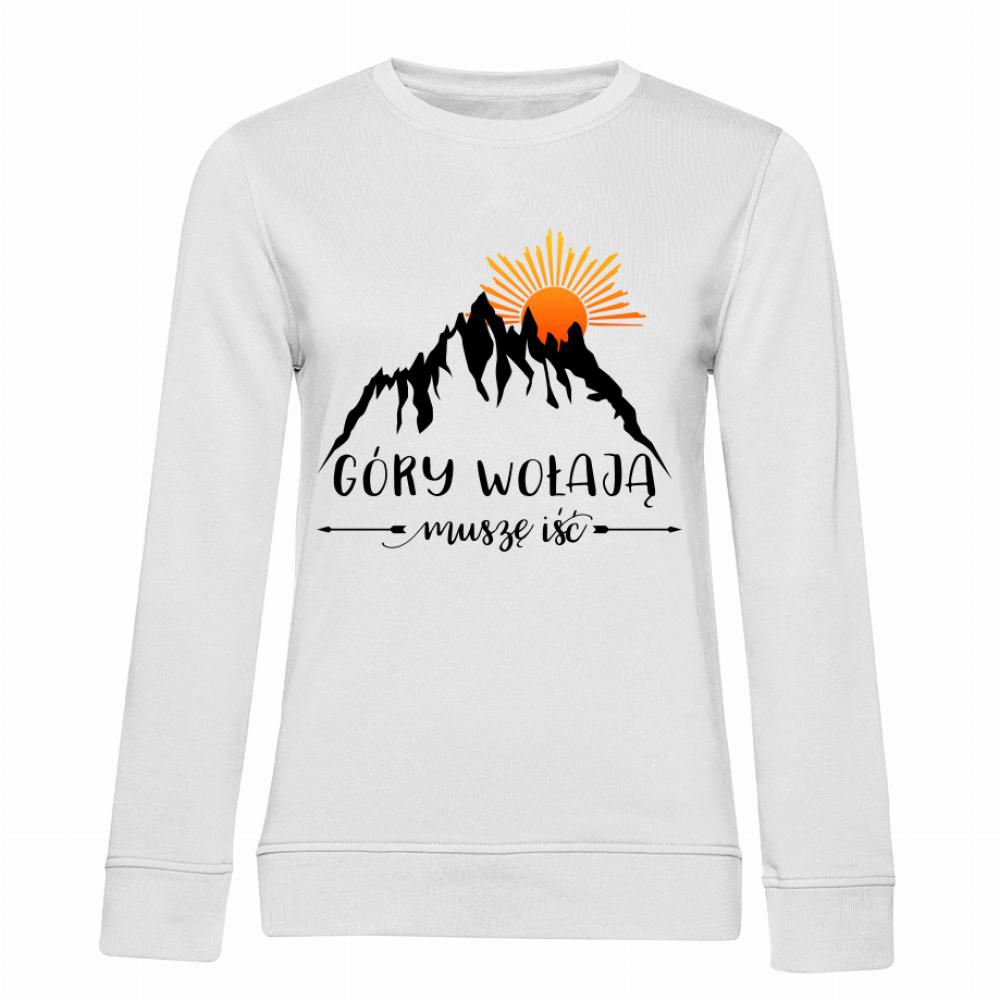 GÓRY WOŁAJĄ MUSZE IŚĆ bluza damska bez kaptura