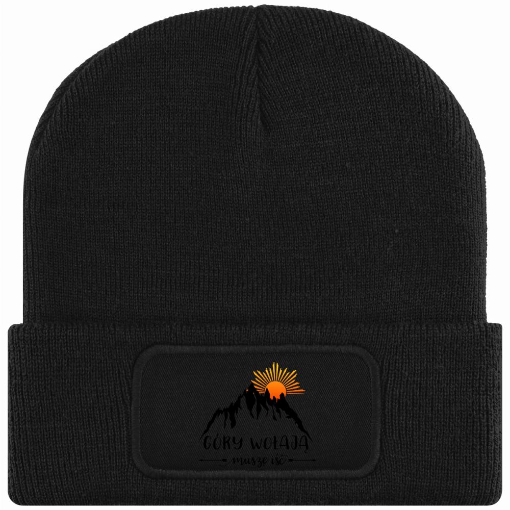 GÓRY WOŁAJĄ MUSZE IŚĆ czapka zimowa kolor beżowy