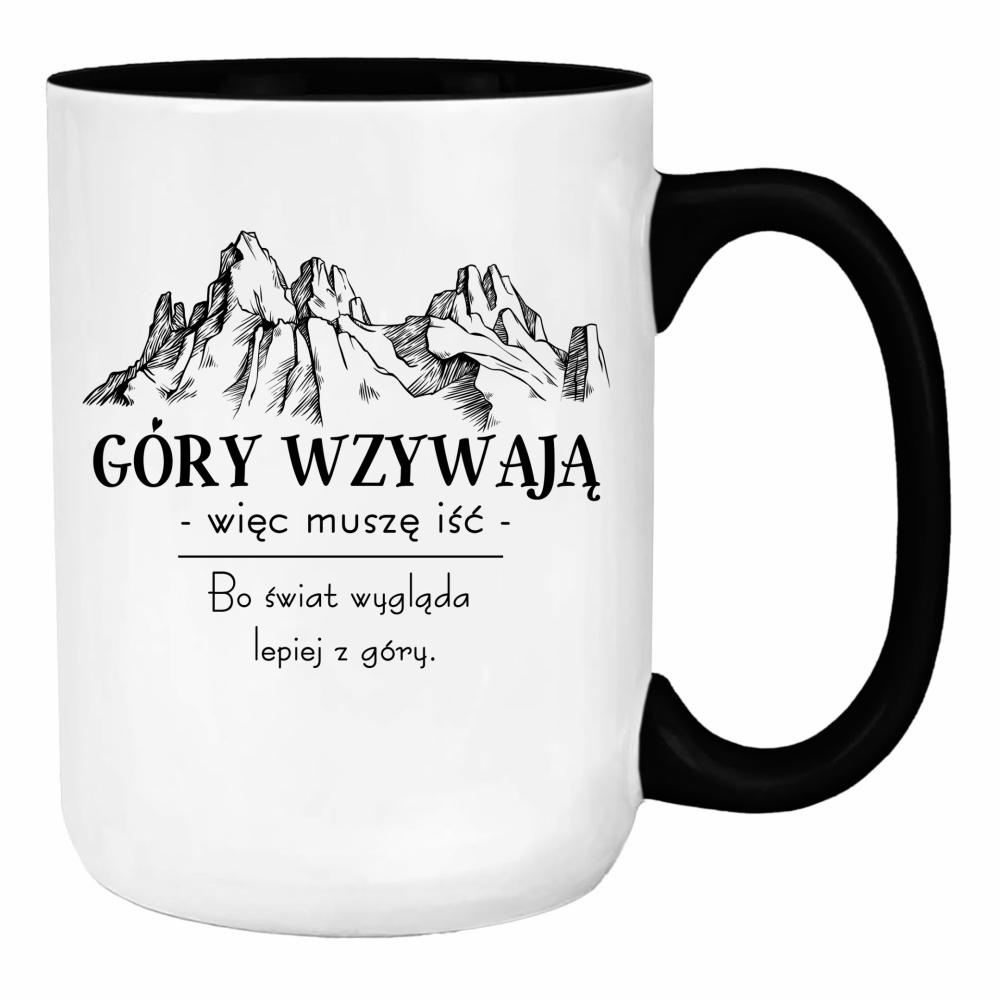 Góry wzywają – więc muszę iść duży kubek ucho kolor kolor pink