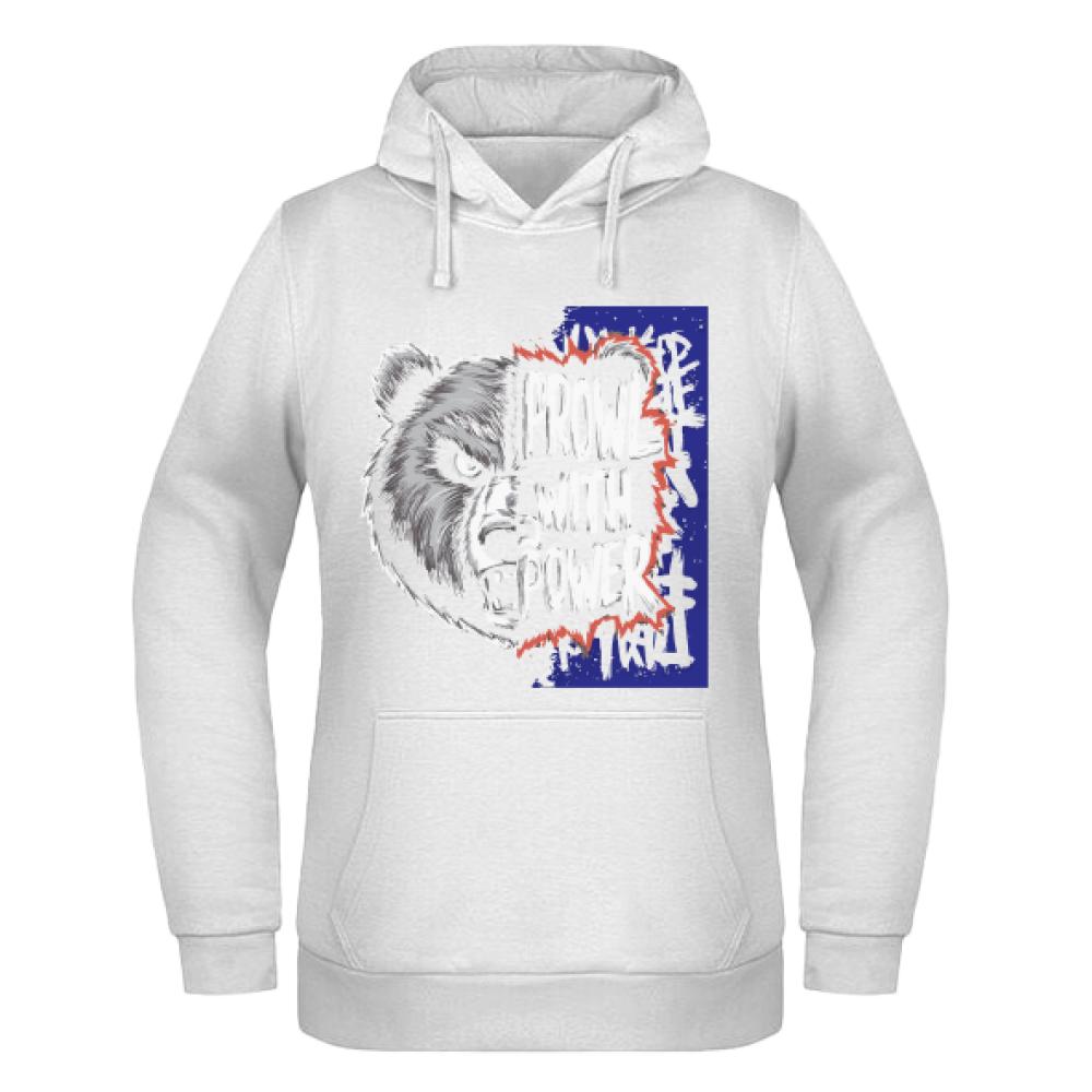 GRAFFITI BEAR 1 bluza damska z kapturem