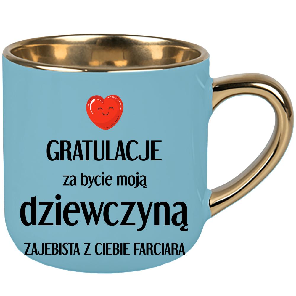 Gratulacje za bycie moją dziewczyną kubek elegant duży kolor niebieski 2