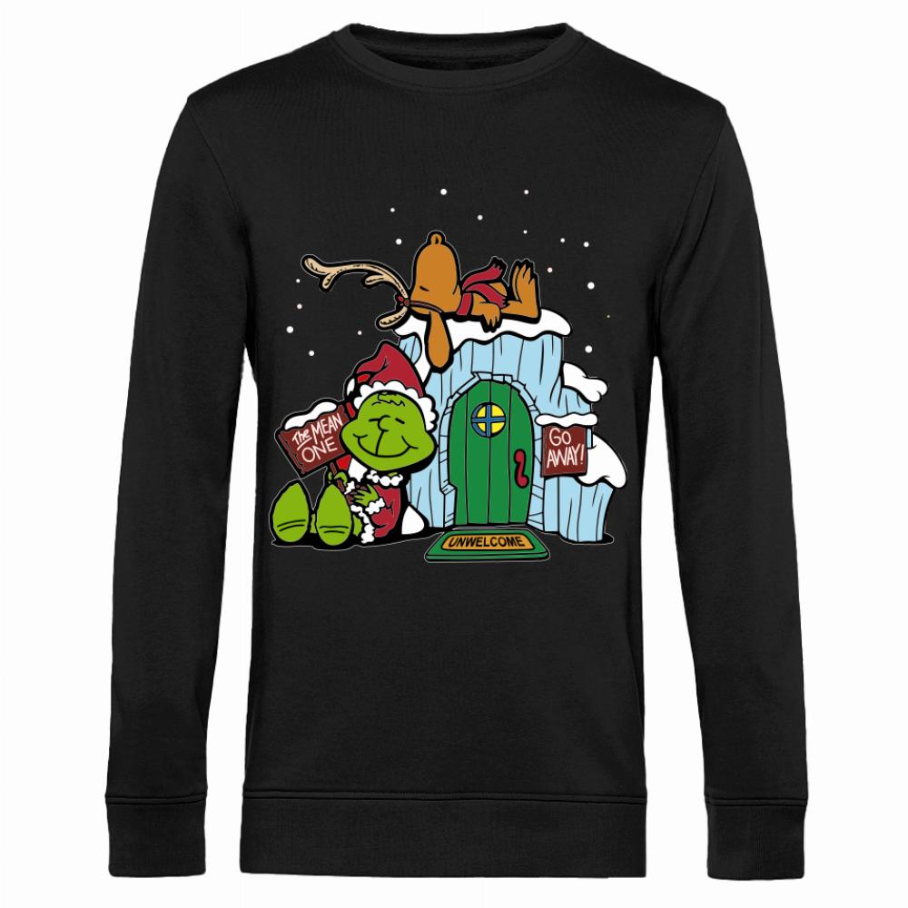 Grinch Christmas bluza męska bez kaptura