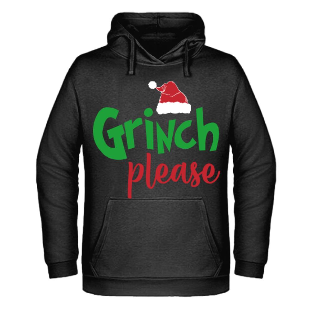 Grinch Please bluza męska z kapturem