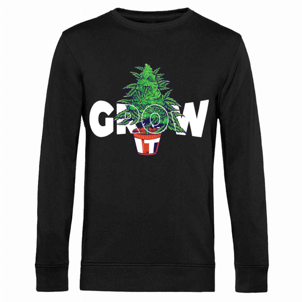 Grow – Rozwijaj się i rośnij! bluza męska bez kaptura