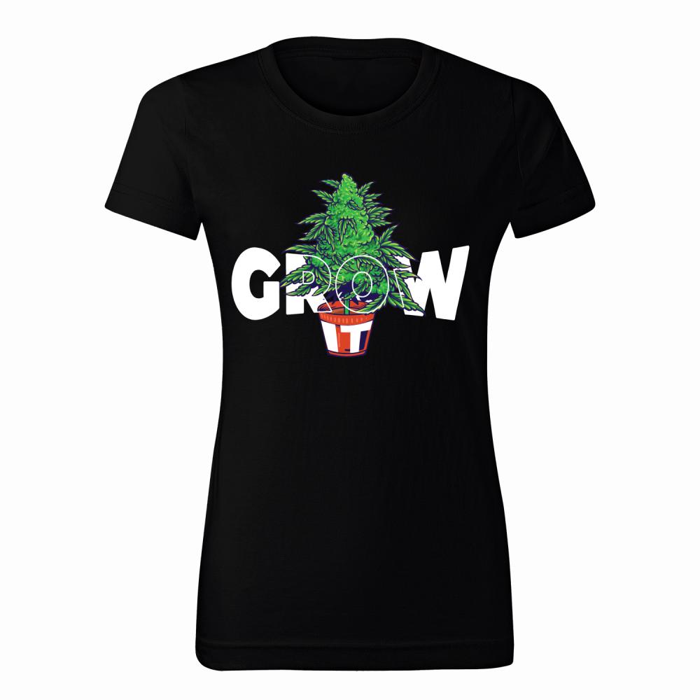 Grow – Rozwijaj się i rośnij! koszulka damska