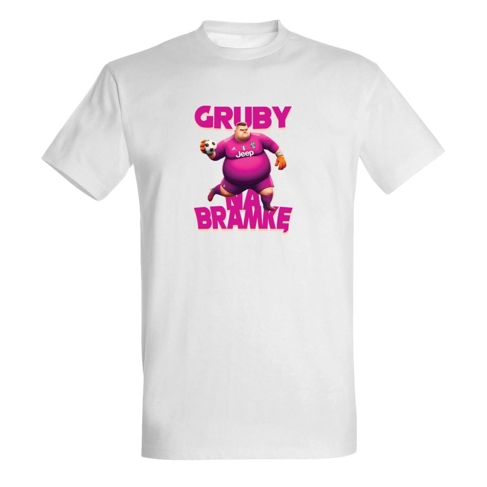 GRUBY NA BRAMKĘ koszulka męska